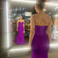 Hot Pink Mermaid Long Prom Gown Evening Dress    fg7395