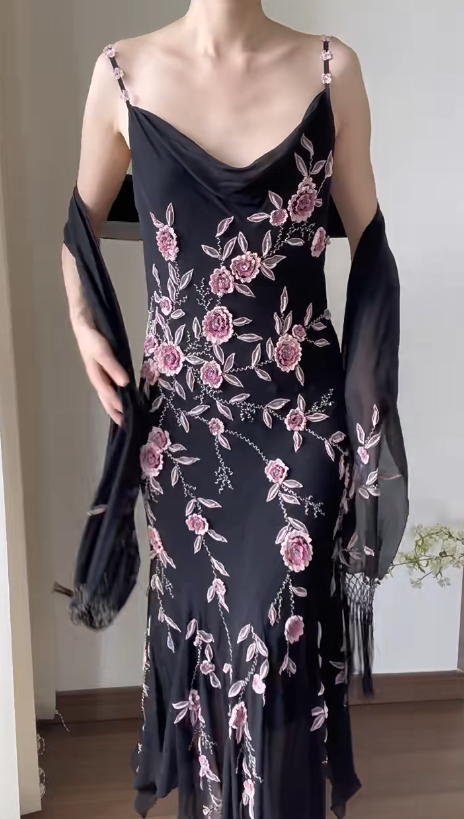 Robe de soirée longue sirène colorée à paillettes, tenue de remise de diplôme fg8362