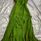 Vintage Sheath Spaghetti Straps Burgundy Long Prom Dress Evening Dresses With Beads       fg6714