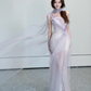 Lilac Mermaid Prom Party Dress Birthday Dress Evening Dress fg8656