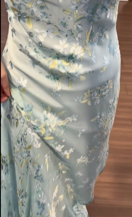 Robe de soirée longue sirène colorée à paillettes, tenue de remise de diplôme fg8362