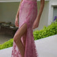 A line Pink Long Prom Dresses Party Evening Gowns     fg3087
