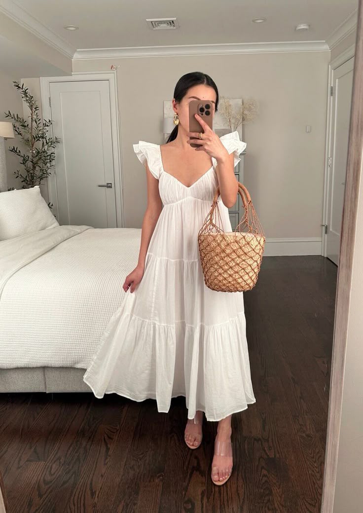 White A Line Party Dress Evening Dress Prom Dresses    fg7849