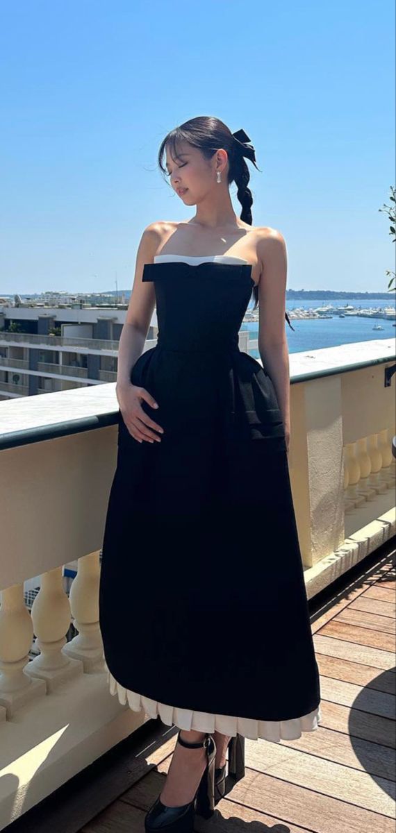 A Line Black Prom Party Dress Long Formal Evening Dress    fg7489