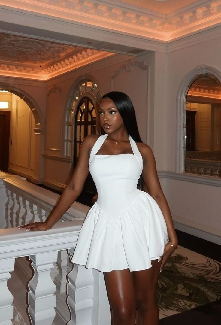 A Line White Simple Short Evening Dress Homecoming Dress Short Party Dress    fg7771