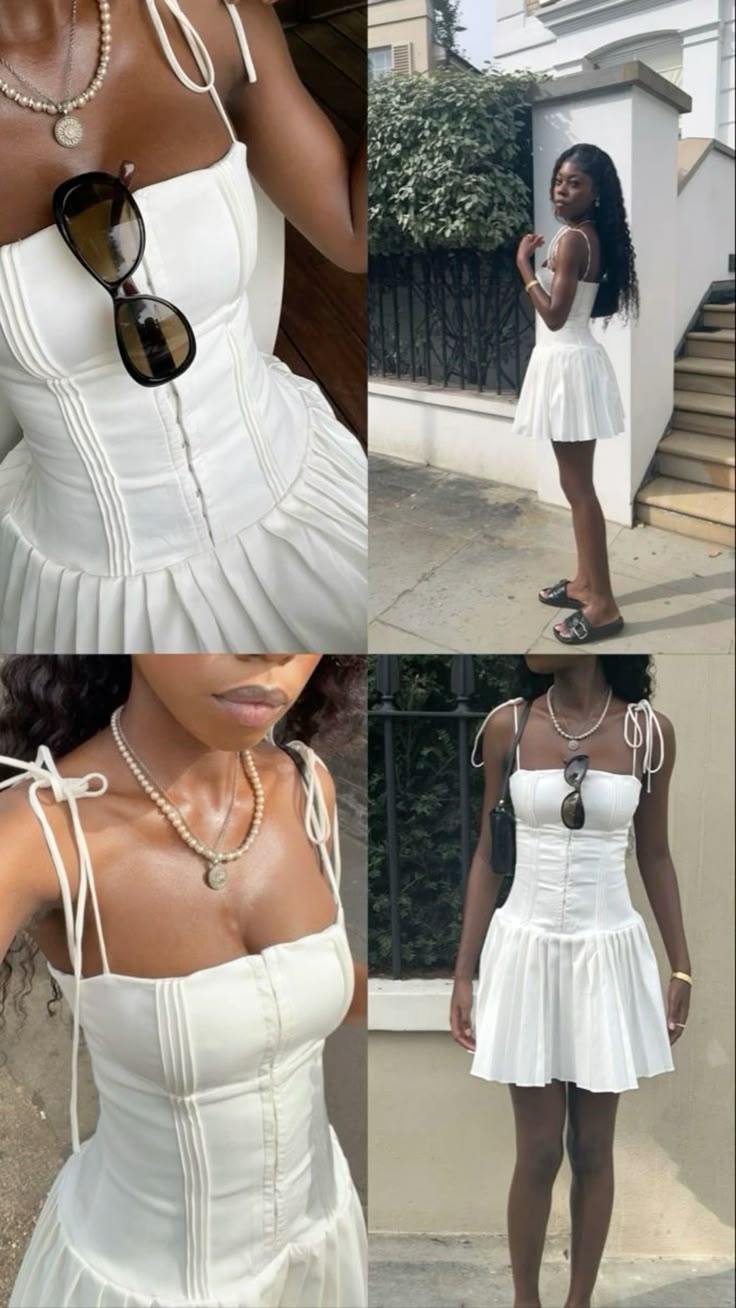 White Birthday Dress Homecoming Dress Short Party Dress    fg7735