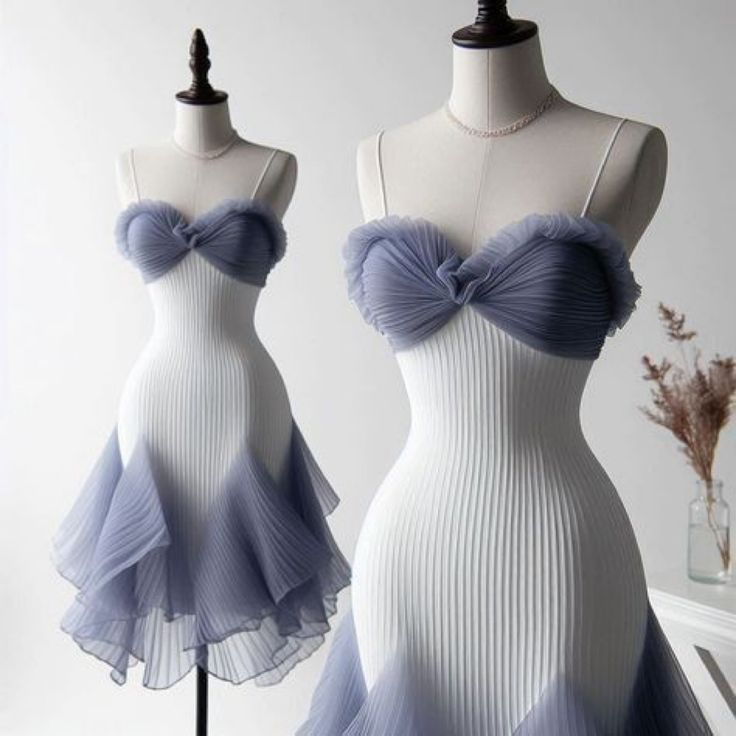 Chiffon Pleats Homecoming Dress Short Party Dress    fg7630