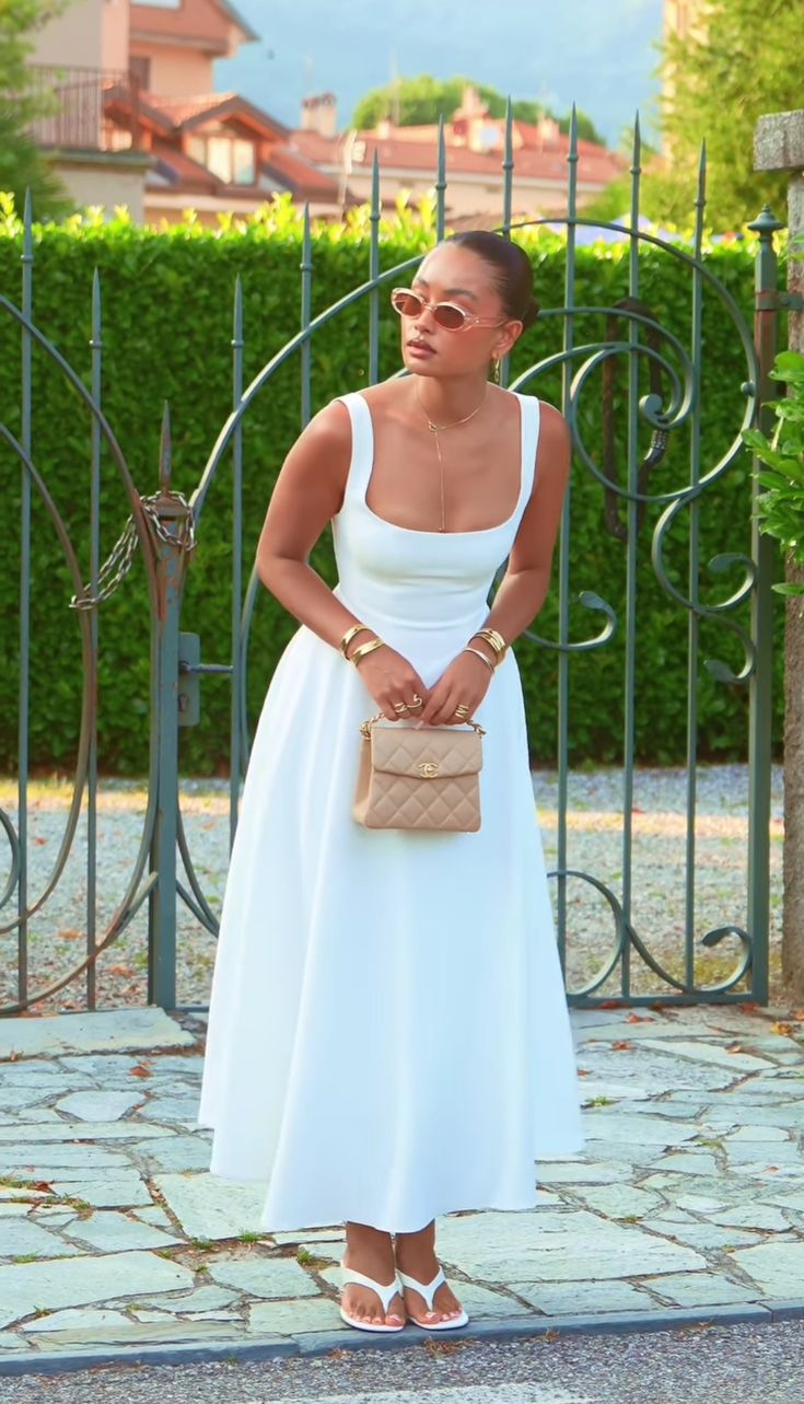 Simple White Satin A-Line Evening Dress Ankle Length Prom Dresses       fg7413