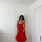 A Line Red Evening Dresses Formal Party Dress Prom Gown       fg6770