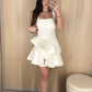 White Short Evening Dress Cocktail Dresses Short Party Dress    fg7831