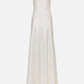 Spaghetti Straps Sleeveless White Prom Dress          fg4971