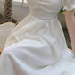 A Line White Short Sleeves Evening Gowns, Party Prom Dress    fg7464