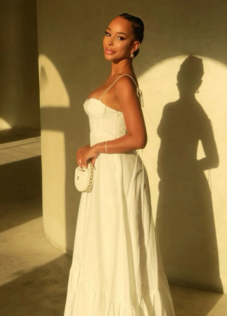 Spaghetti Straps Evening Dresses Ruffles A Line Long Prom Gowns    fg7471