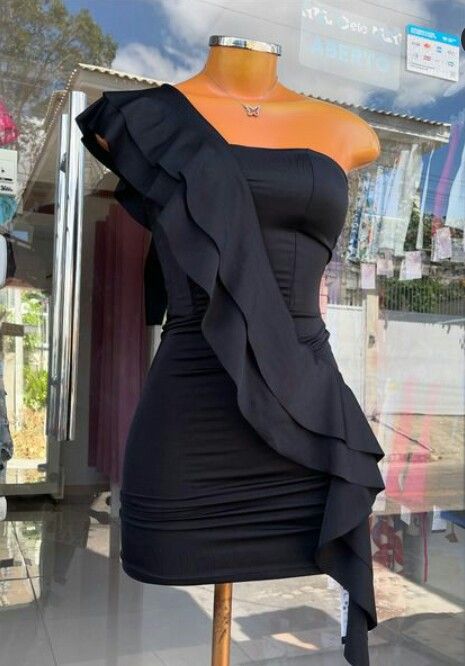 Black Short Evening Dress Homecoming Dress Short Party Dress    fg7753