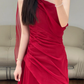 Robe de soirée longue sirène colorée à paillettes, tenue de remise de diplôme fg8362