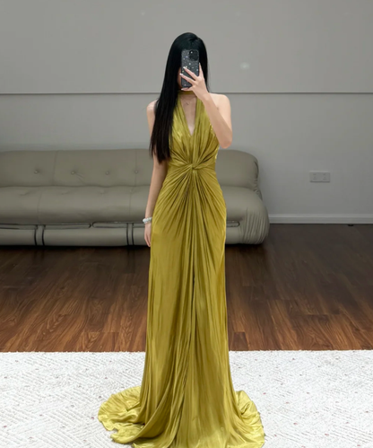 Robe de soirée longue sirène colorée à paillettes, tenue de remise de diplôme fg8362