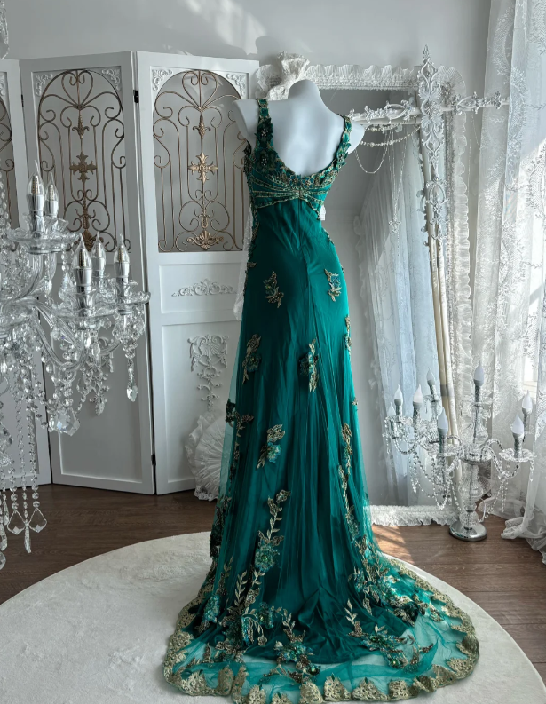 Buntes Meerjungfrau-Partykleid mit Pailletten und langen Abschlusskleidern fg8362