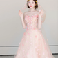 Flowers Tulle Sequin Prom Dress Sweet 16 Birthday Dress Evening Dress fg8653