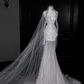 V Neck Beading Wedding Dress Ivory Sexy Wedding Gowns  fg8671