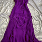 Vintage Sheath Spaghetti Straps Burgundy Long Prom Dress Evening Dresses With Beads       fg6714