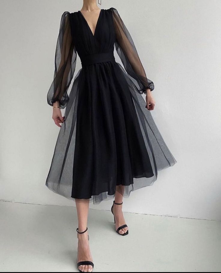 Graduation dress Short A Line Prom Dresses V Neck Long Puff Sleeve Tulle Formal Wedding Evening Party Dresses For Graduation    fg2856