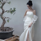 Buntes Meerjungfrau-Partykleid mit Pailletten und langen Abschlusskleidern fg8362