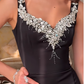 Black Mermaid Sexy Long Formal Dress Evening Party Dresses  fg7763