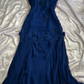 Vintage Sheath Spaghetti Straps Burgundy Long Prom Dress Evening Dresses With Beads       fg6714