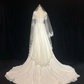 Ivory A Line Wedding Dress With Applique , Elegant Chiffon Wedding Gowns  fg8594