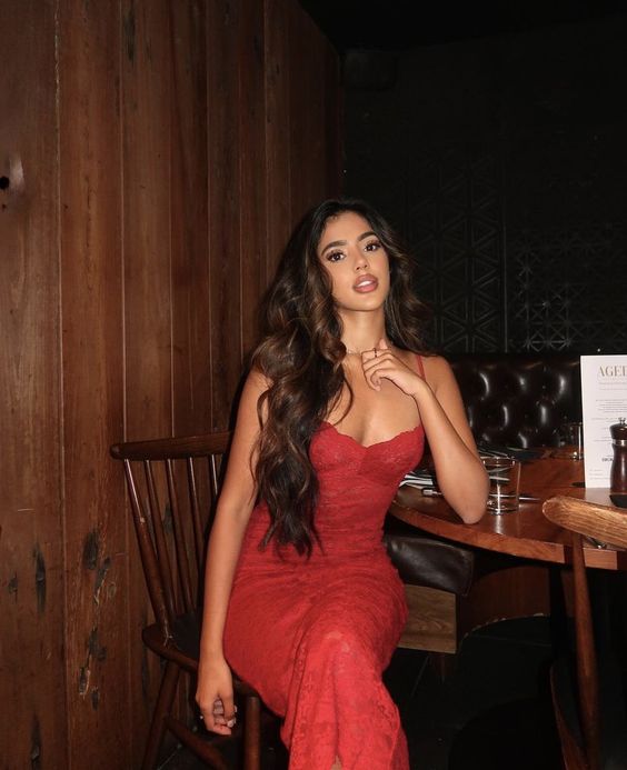 Red Fashion Prom Dress,Lace Formal Evening Gown       fg4917