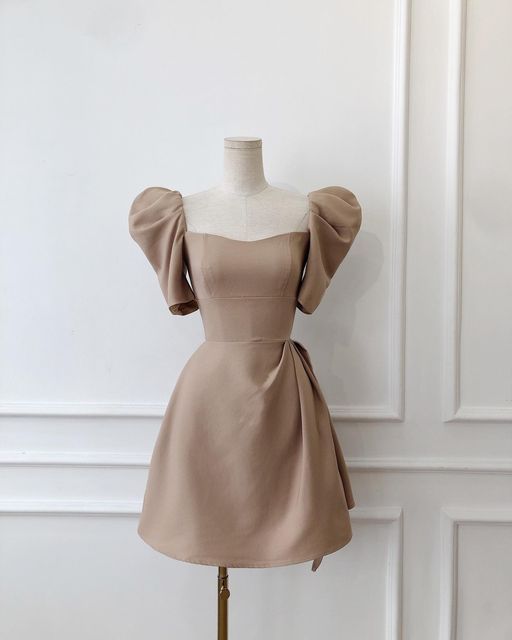 A-Linie Kurzes Partykleid Homecoming-Kleid fg5365