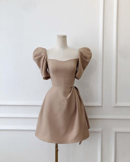 A-Linie Kurzes Partykleid Homecoming-Kleid fg5365