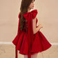 Robe de soirée à bretelles rouges fg5400