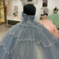 Princess Quinceanera Dresses vestidos de 15 años Prom Lace Up sweet 16 dress    fg5381