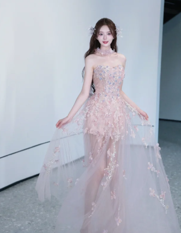 Robe de soirée longue sirène colorée à paillettes, tenue de remise de diplôme fg8362