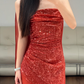 Red Sequin Prom Party Dress Evening Dress Birthday Dress fg8616