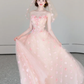 Flowers Tulle Sequin Prom Dress Sweet 16 Birthday Dress Evening Dress fg8653