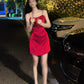 Sexy Red Short Evening Dress Cocktail Dresses Short Birthday Party Dress   fg7889