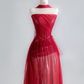 Buntes Meerjungfrau-Partykleid mit Pailletten und langen Abschlusskleidern fg8362