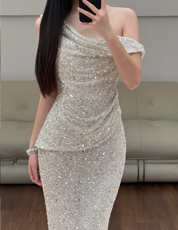 Sparkle Prom Party Dress Evening Dress Birthday Dress fg8614