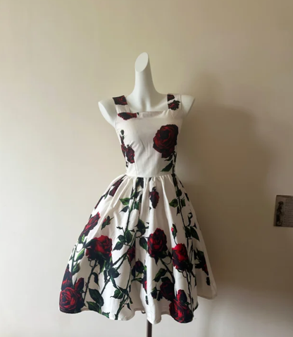 A Line Floral Prom Dress 22nd Birthday Outfit Formal Event Dress fg8327