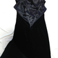 Schwarzes Cocktailkleid aus Samt mit Stufen, Abschlussball, Partykleid, formelle Kleider (Jacke nicht im Lieferumfang enthalten) fg7231