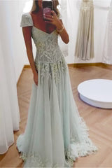 V Neck Tulle Beaded Prom Dress Classy Evening Dress Birthday Gown fg8386