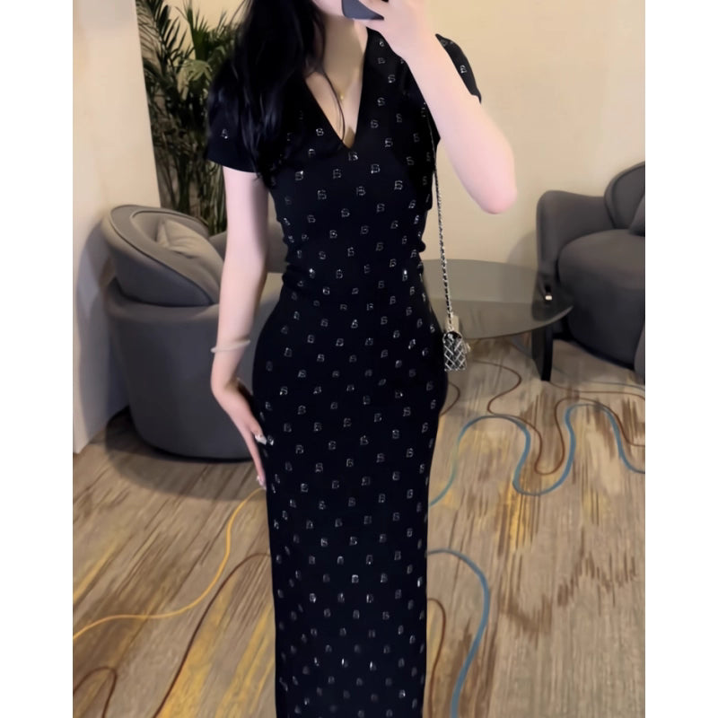 Robe de soirée longue sirène colorée à paillettes, tenue de remise de diplôme fg8362