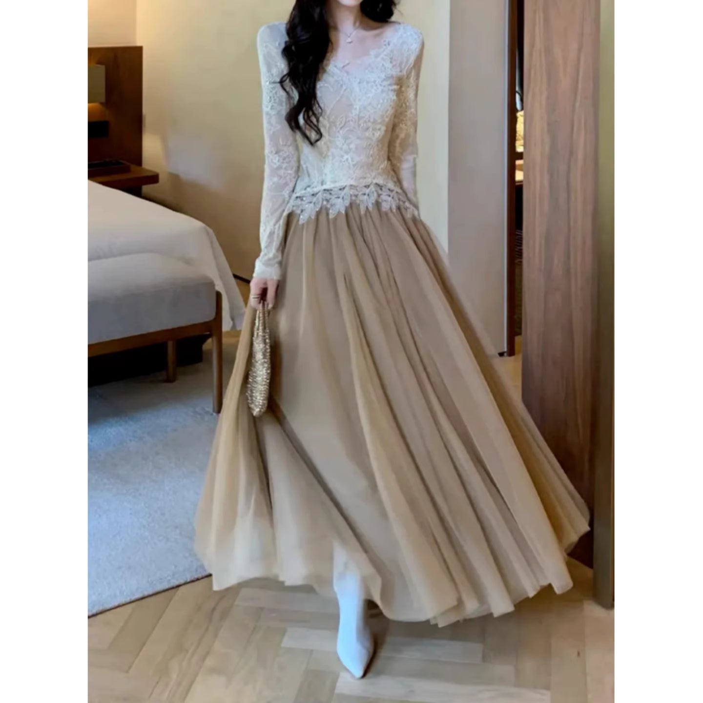 Robe de soirée longue sirène colorée à paillettes, tenue de remise de diplôme fg8362