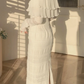 Elegant White Midi Dress Office Lady Long Sleeve Sexy Beach Party Bodycon Dress        fg5417