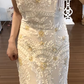 Robe de soirée longue sirène colorée à paillettes, tenue de remise de diplôme fg8362