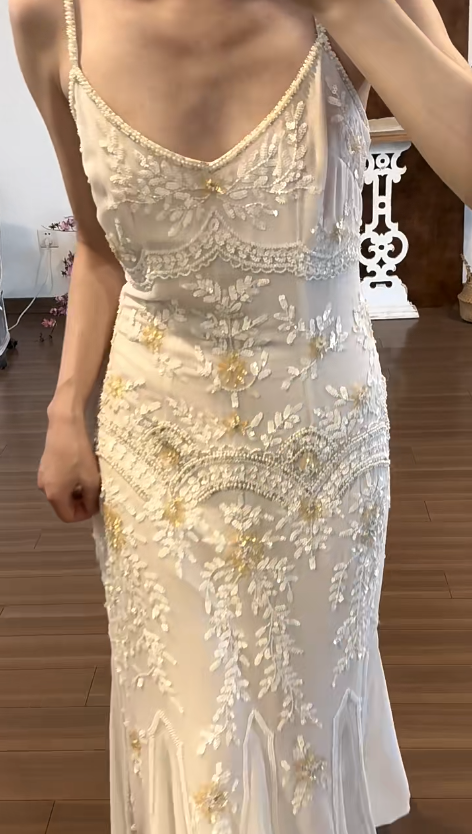 Robe de soirée longue sirène colorée à paillettes, tenue de remise de diplôme fg8362