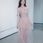 Robe de soirée longue sirène colorée à paillettes, tenue de remise de diplôme fg8362