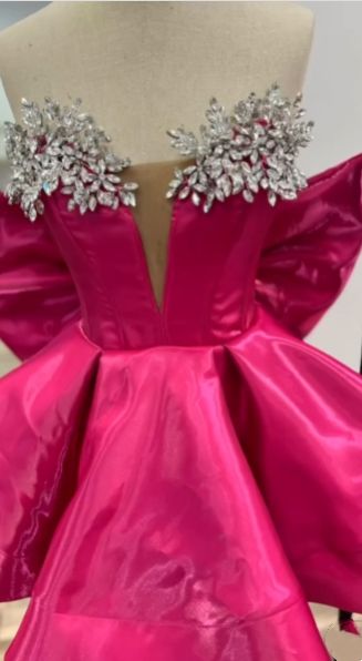 Elegant Ball Gown Strapless Black Girl Summer Birthday Dresses  fg8538